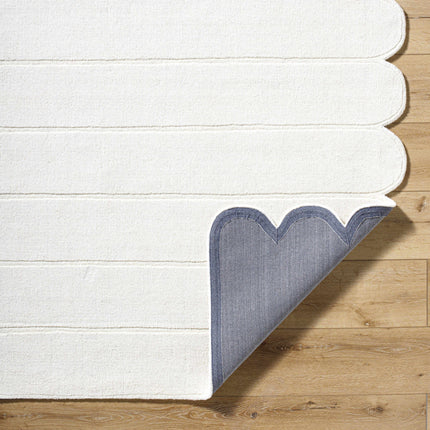 Tayte White Abstract Area Rug Rugs TriadCommerceInc