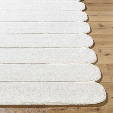 Tayte White Abstract Area Rug Rugs TriadCommerceInc