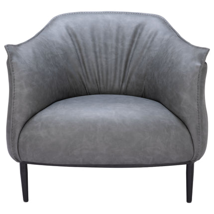 Julian Accent Chair Gray Chairs TriadCommerceInc   