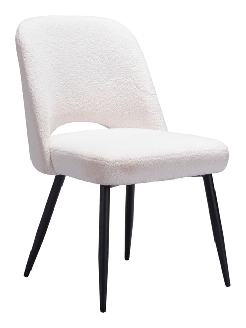 Teddy Dining Chair (Set of 2) Ivory Chairs TriadCommerceInc Default Title  