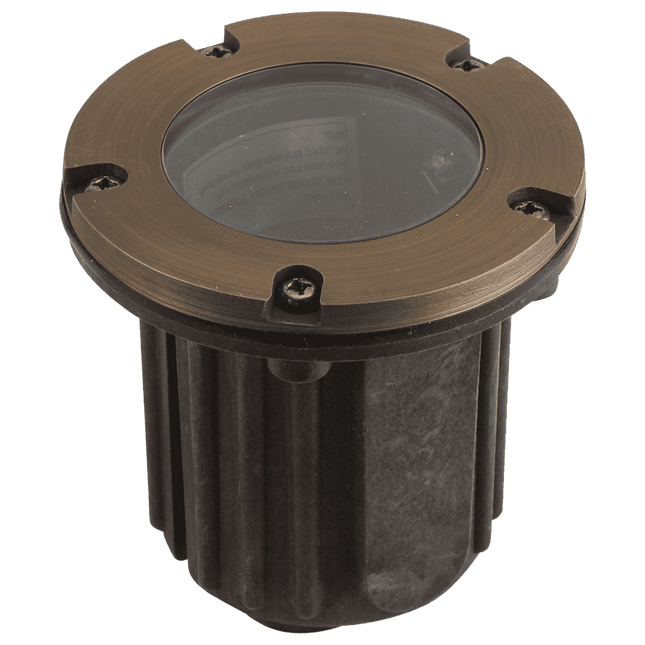 Cast Brass LED In-Ground Well Light Outdoor Waterproof IP65 Underground Light TriadCommerceInc Natural Brass None