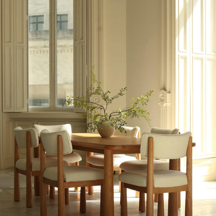 Topa Topa Rectangular Dining Table - Warm Oak Kitchen & Dining Room Tables TriadCommerceInc