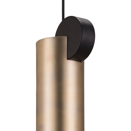 Martiza Ceiling Lamp Gold & Black Pendants TriadCommerceInc   