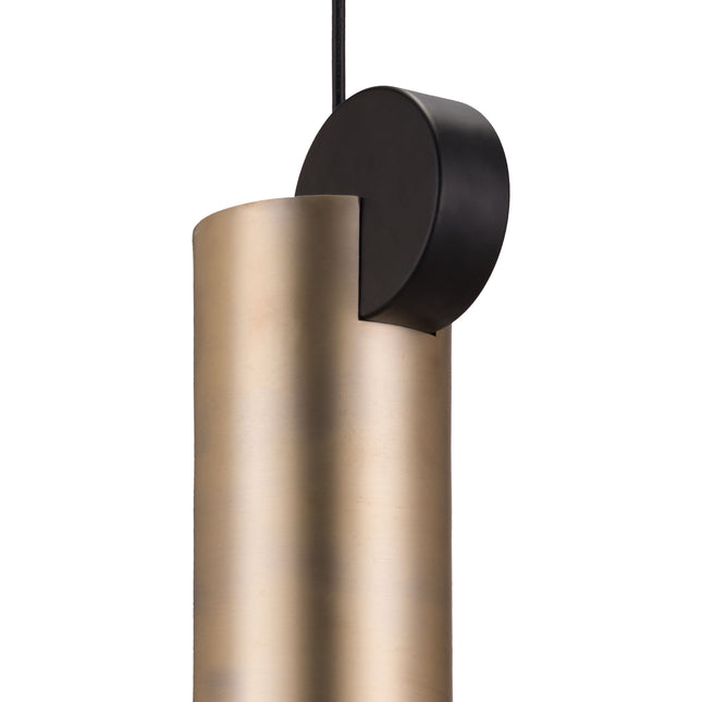 Martiza Ceiling Lamp Gold & Black Pendants TriadCommerceInc   