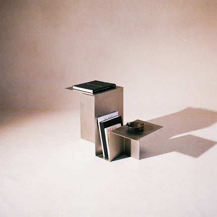 Valley Side Table - Stainless Steel End Tables TriadCommerceInc
