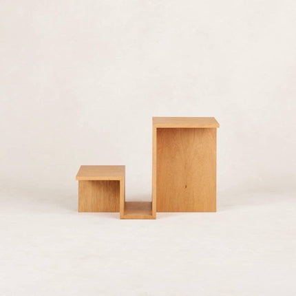 Valley Side Table - White Oak End Tables TriadCommerceInc