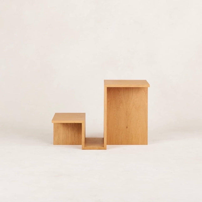 Valley Side Table - White Oak End Tables TriadCommerceInc
