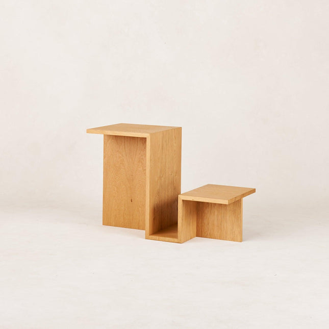 Valley Side Table - White Oak End Tables TriadCommerceInc