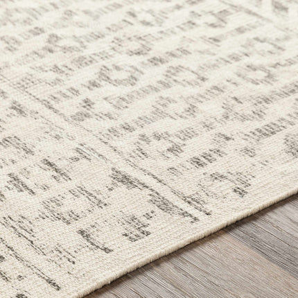Valyermo Beige Hand Woven Cotton Rug Rugs TriadCommerceInc