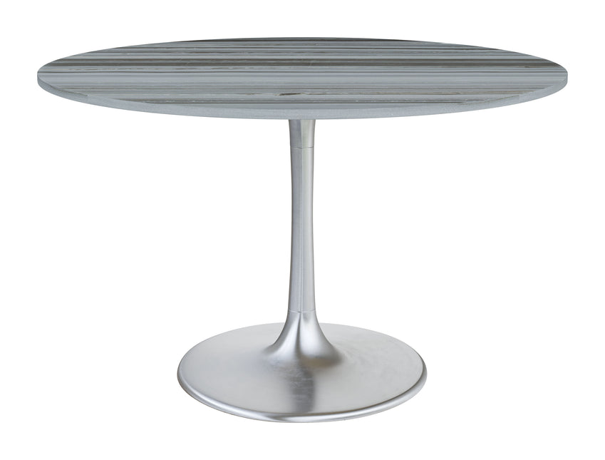 Star City Dining Table Gray & Silver Tables TriadCommerceInc Default Title  