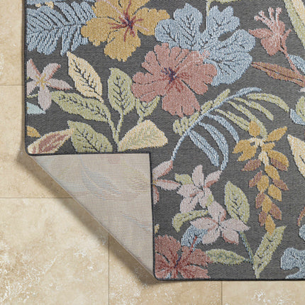 Vicky Floral Outdoor Area Rug Rugs TriadCommerceInc