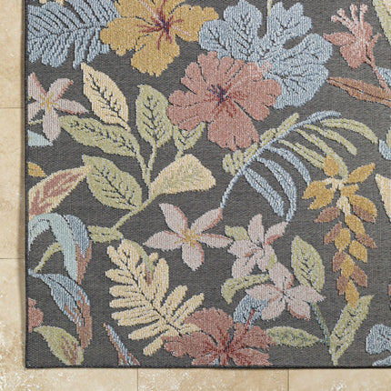 Vicky Floral Outdoor Area Rug Rugs TriadCommerceInc