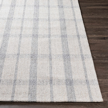 Verdon Light Gray Plaid Rug Rugs TriadCommerceInc