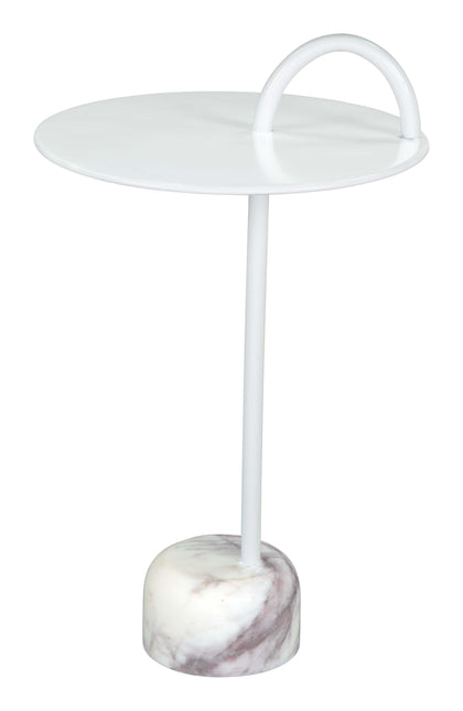 Will Side Table White Side Tables TriadCommerceInc   