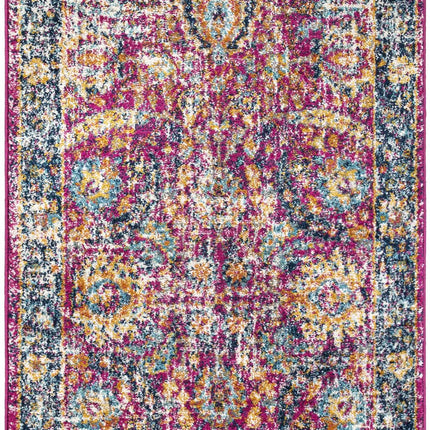 Vick Colorful Burgundy Rug Rugs TriadCommerceInc 2'7" x 10'3" Runner