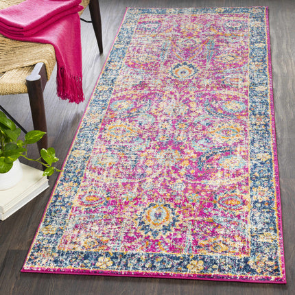 Vick Colorful Burgundy Rug Rugs TriadCommerceInc