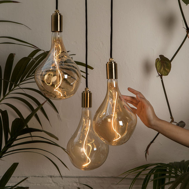 Triple Pendant in Brass + Voronoi II Home Decor > Lighting > Ceiling Lights > Pendant Lights > Cluster Pendants TriadCommerceInc