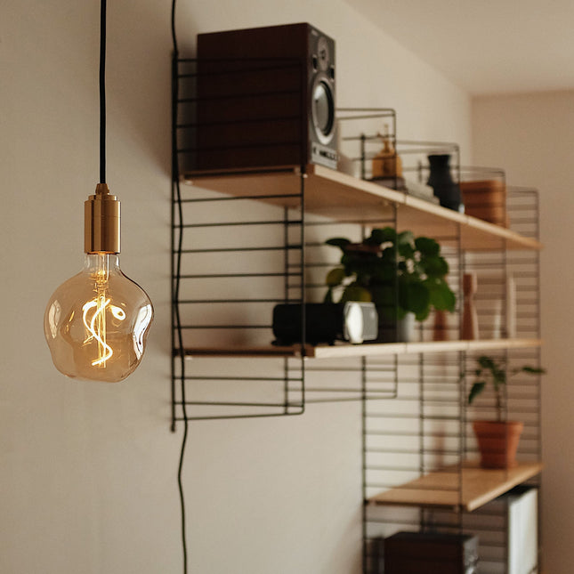 Voronoi I Plug-In Pendant Light in Brass Home Decor > Lighting > Ceiling Lights > Pendant Lights TriadCommerceInc