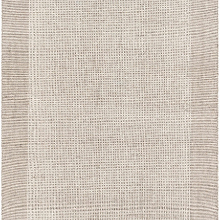 Joelle Beige Grid Wool Rug Rugs TriadCommerceInc 5' x 7'6" Rectangle