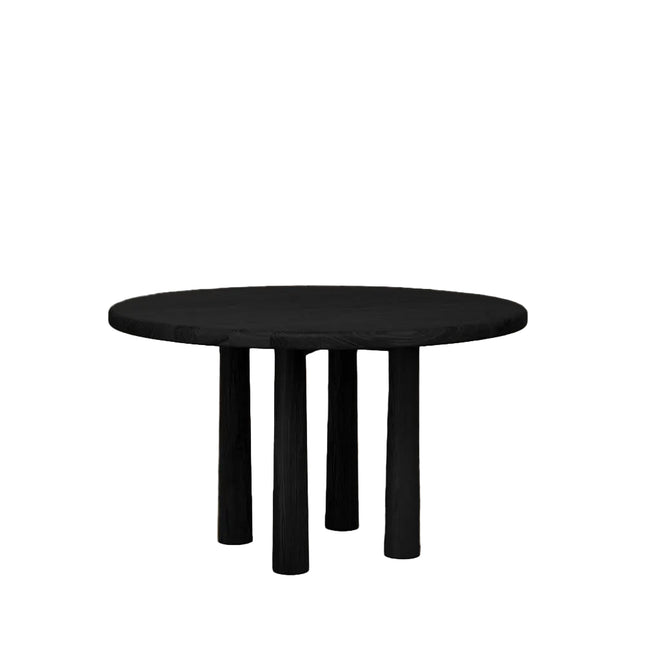 Round Topa Topa Dining Table - Black Kitchen & Dining Room Tables TriadCommerceInc