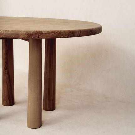Round Topa Topa Dining Table - Mocha Kitchen & Dining Room Tables TriadCommerceInc