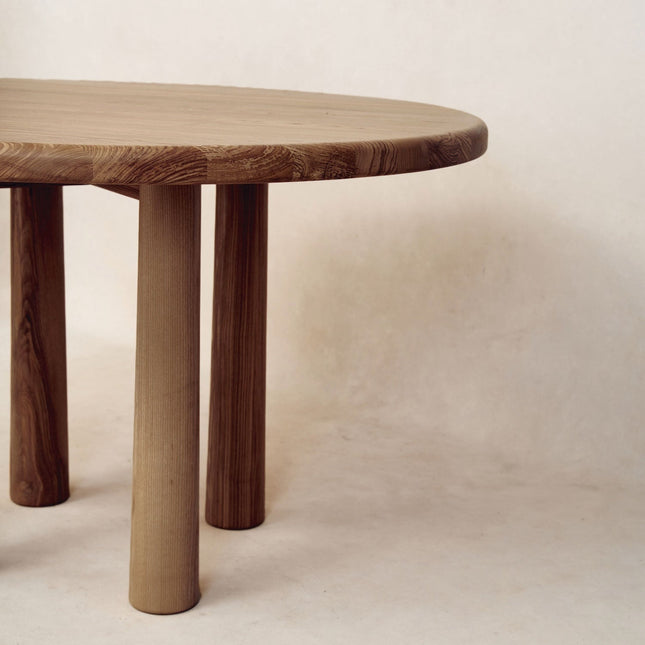 Round Topa Topa Dining Table - Mocha Kitchen & Dining Room Tables TriadCommerceInc