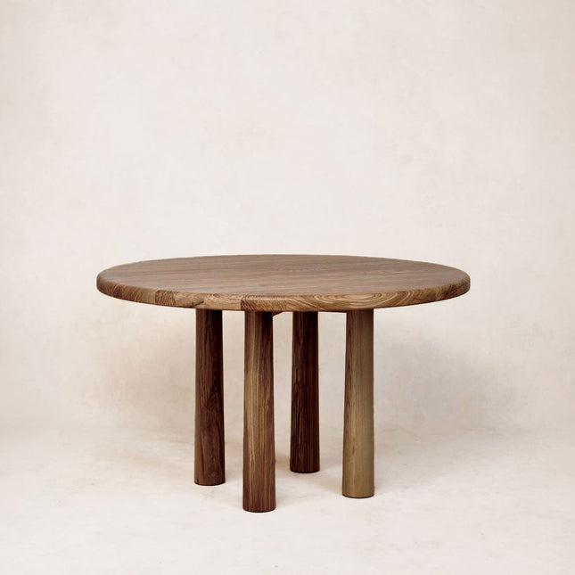 Round Topa Topa Dining Table - Mocha Kitchen & Dining Room Tables TriadCommerceInc