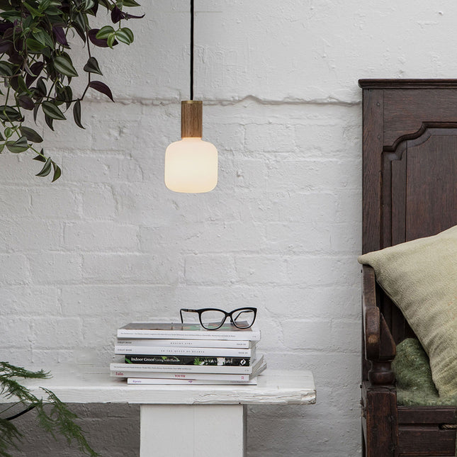 Oblo Pendant Light in Walnut Home Decor > Lighting > Ceiling Lights > Pendant Lights TriadCommerceInc