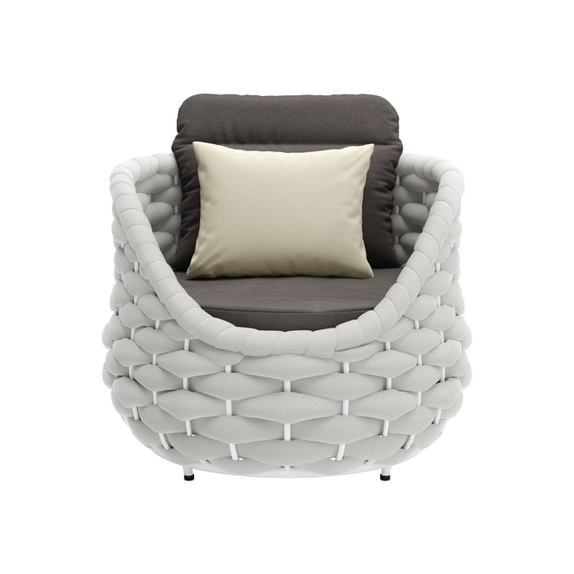 Coral Reef Accent Chair Gray Seating TriadCommerceInc   