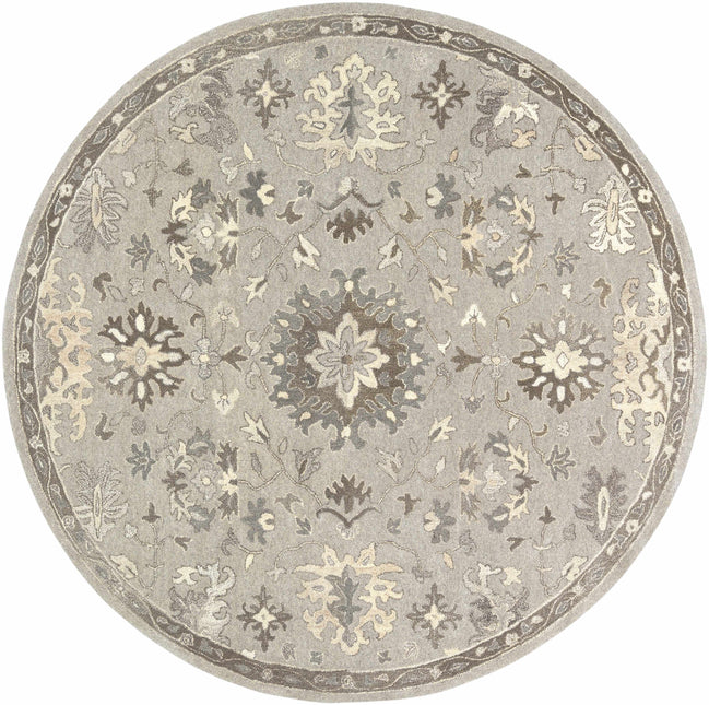 Willimantic Beige Thick Wool Rug Rugs TriadCommerceInc 8' Round