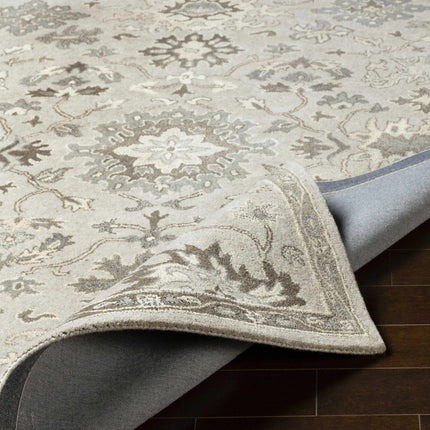 Willimantic Beige Thick Wool Rug Rugs TriadCommerceInc