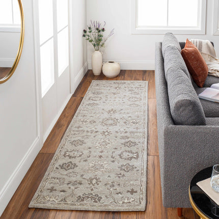 Willimantic Beige Thick Wool Rug Rugs TriadCommerceInc