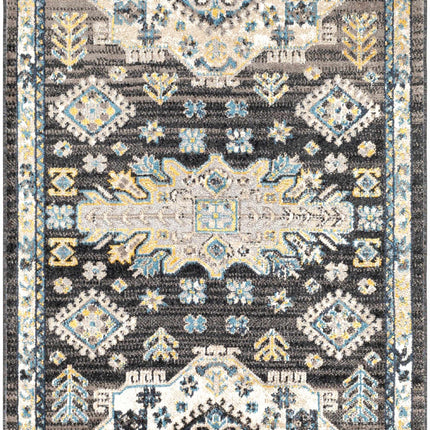 Cabacungan Black & Blue Washable Rug - Clearance Rugs TriadCommerceInc * 2'7" x 7'3" Runner
