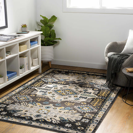 Cabacungan Black & Blue Washable Rug - Clearance Rugs TriadCommerceInc