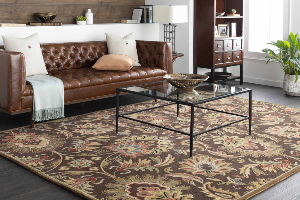 Chesterton 1028 Hand Tufted Brown Wool Rug Rugs TriadCommerceInc