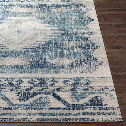 Westmount Denim Aztec Area Rug Rugs TriadCommerceInc