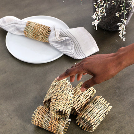Xhosa Napkin Holders - Set of 4 Entertaining & Serving TriadCommerceInc