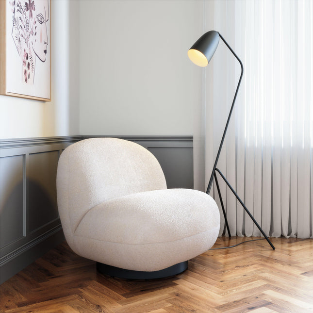 Myanmar Accent Chair Cream Chairs TriadCommerceInc   