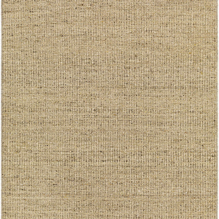 Yaniklar Beige Flat Woven Wool Rug Rugs TriadCommerceInc 5' x 7'6" Rectangle