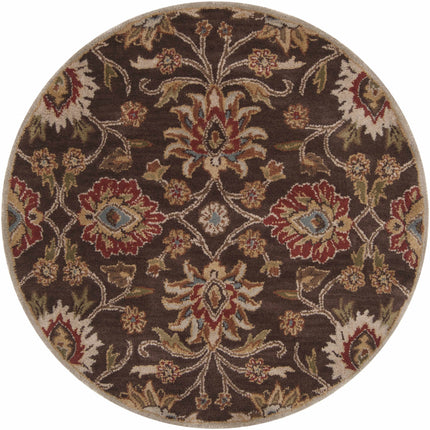 Conesus Hand Tufted Brown 1051 Area Rug - Promo Rugs TriadCommerceInc 4' Round