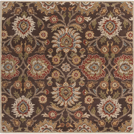 Conesus Hand Tufted Brown 1051 Area Rug - Promo Rugs TriadCommerceInc 6' Square