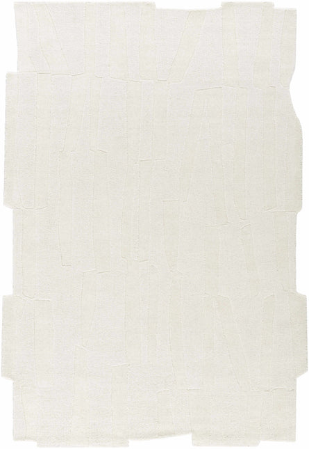 Yonah White Abstract Area Rug Rugs TriadCommerceInc 5' x 7'6" Rectangle