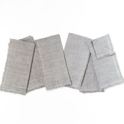 Stone Washed Linen Dinner Napkins Cloth Napkins TriadCommerceInc   
