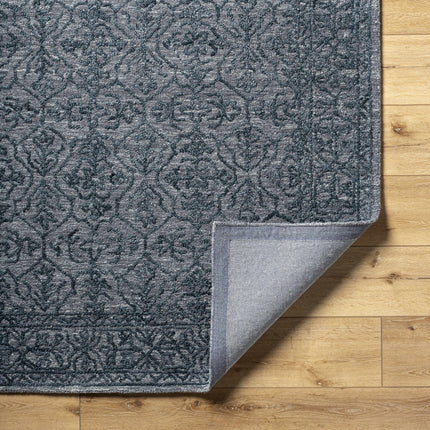 Yadid Black Wool Area Rug Rugs TriadCommerceInc