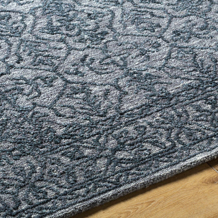 Yadid Black Wool Area Rug Rugs TriadCommerceInc