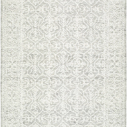 Yadid Gray Wool Area Rug Rugs TriadCommerceInc 5' x 7'6" Rectangle