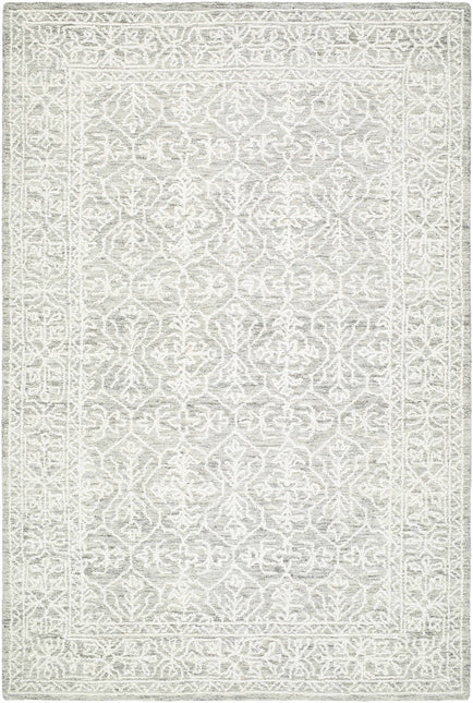 Yadid Gray Wool Area Rug Rugs TriadCommerceInc 5' x 7'6" Rectangle