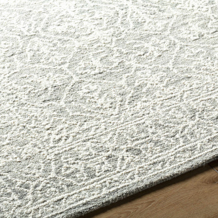 Yadid Gray Wool Area Rug Rugs TriadCommerceInc