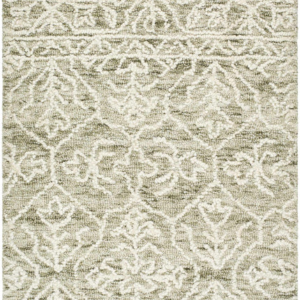Yadid Green Wool Area Rug Rugs TriadCommerceInc 2' x 3' Rectangle