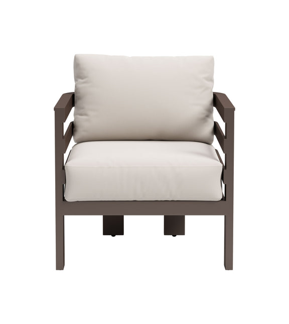 Bal Harbor Armchair White Seating TriadCommerceInc   
